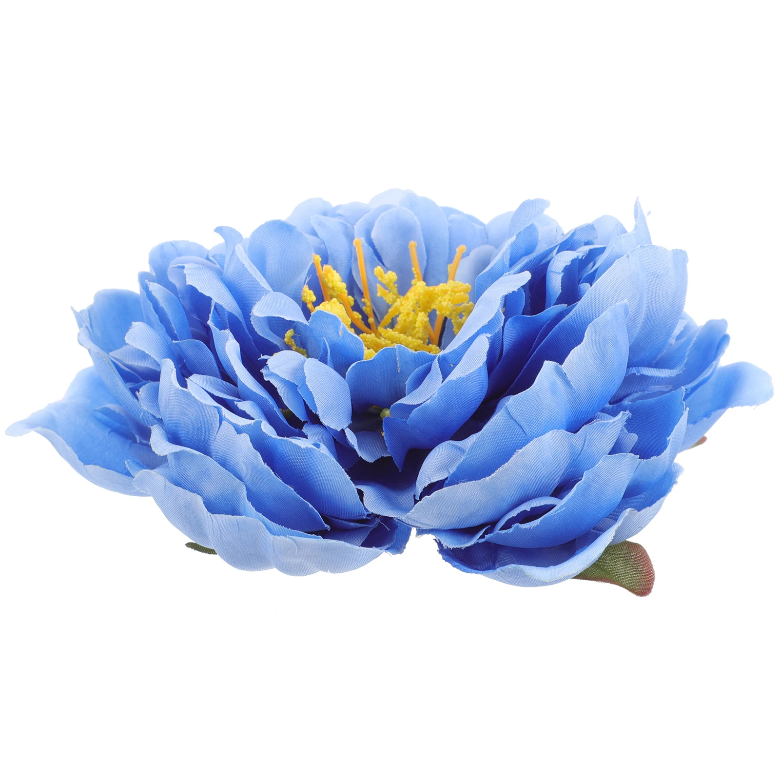 

14cm Blue Large Simulated Peony Flower Clips for Women Bridal Wedding Party Photo Accessories Hair Decorations