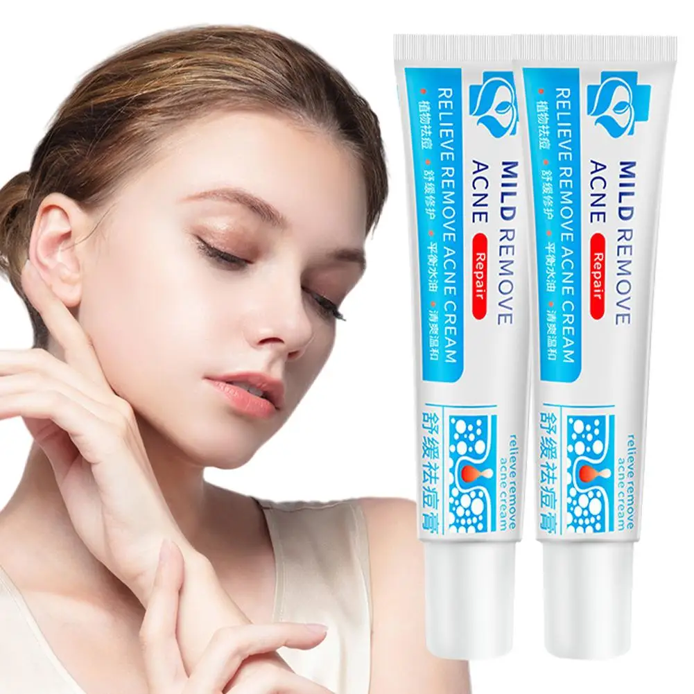 Acido salicilico Trattamento dell'acne Crema Riparazione Macchie di brufoli Poro Anti-acne Olio profondo Restringimento Controllo Idratante Cura della pelle Cle W5X9