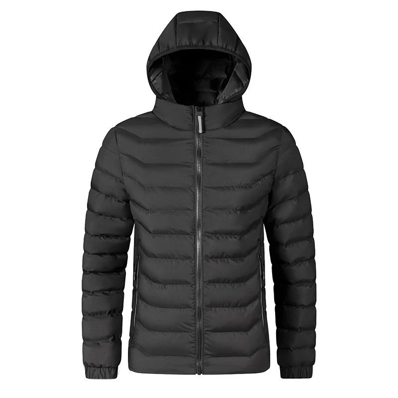 Men Winter New Thick Warm Waterproof  Parkas Jackets Coat Men Autumn Outwear Casual Windproof Hooded Detachable Hat Parkas Men