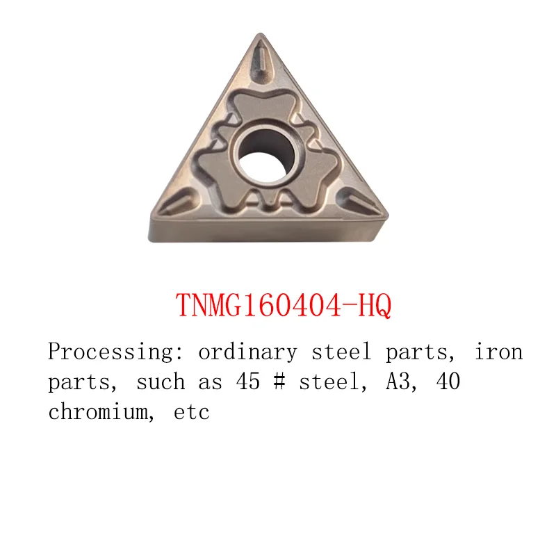 

YRFL 5PCS Cermet CNC Triangular Inner Hole Turning Tool Insert Fine Turning Inserts High Finish TNGG 160404-2G
