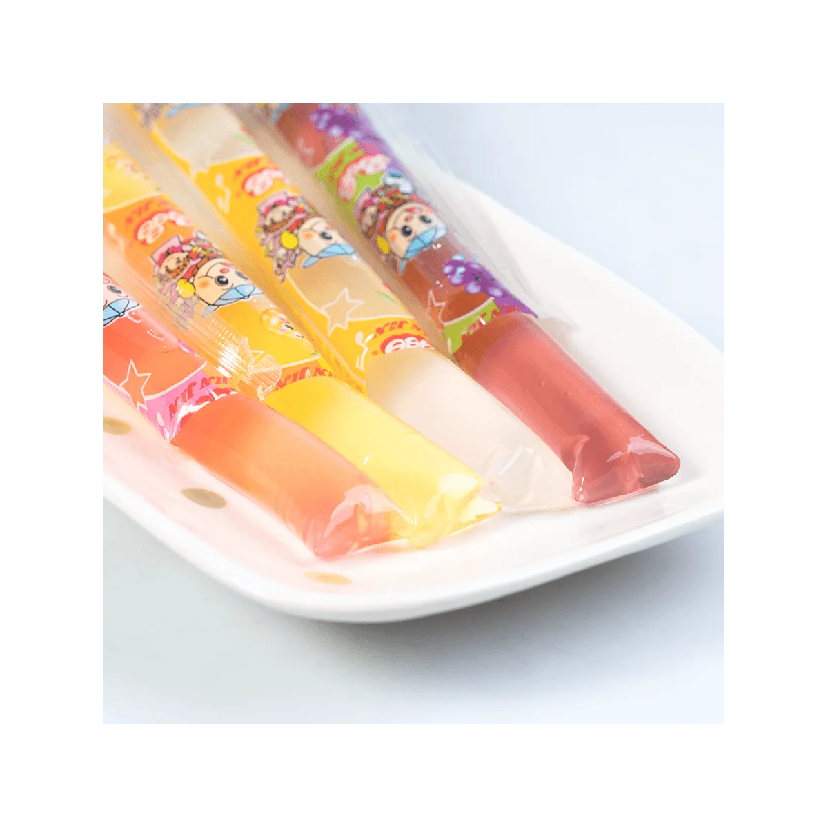 [10 confezioni] Jin jin Assorted Jelly Strip 400g * 10 confezioni