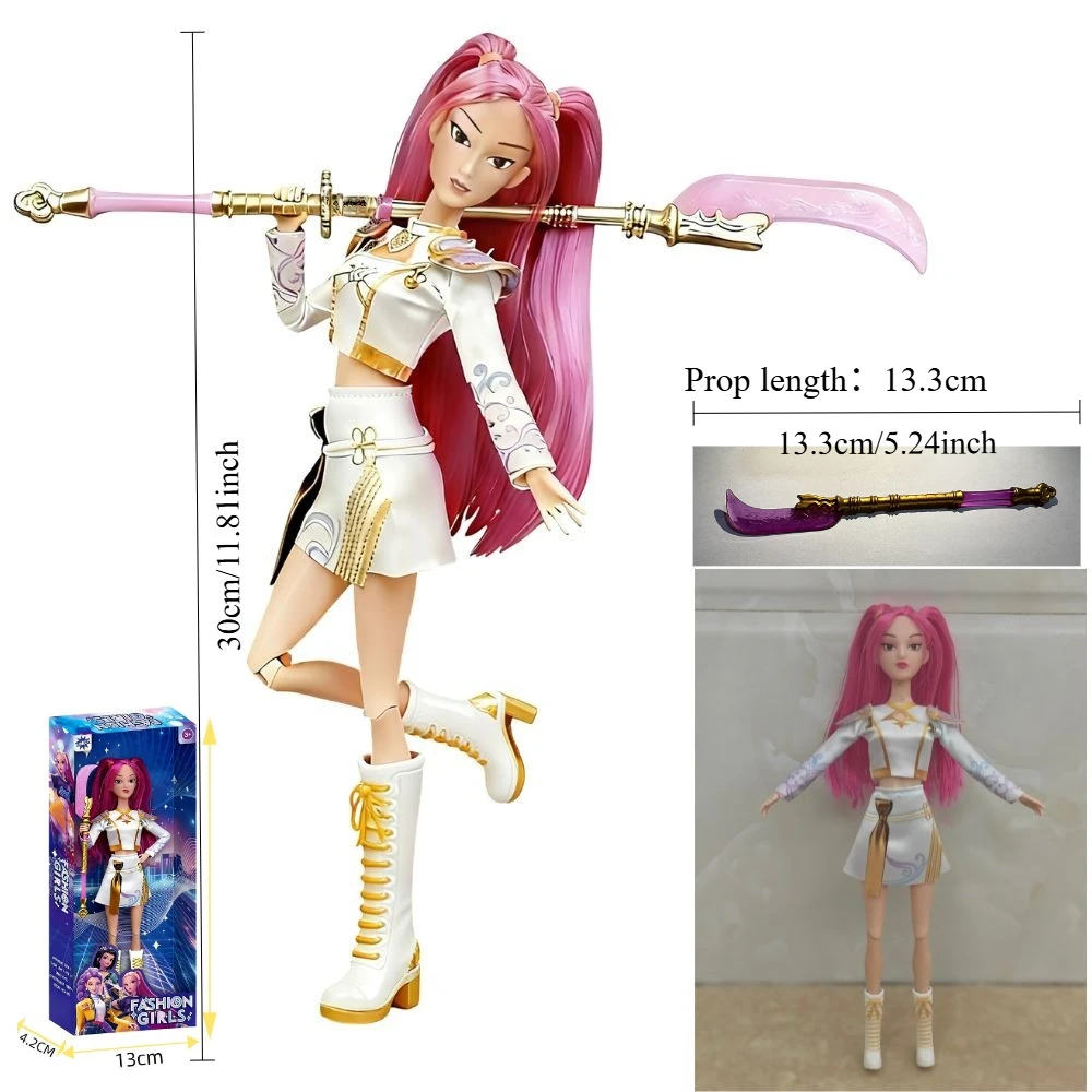 NUOVE action figure Kpop per ragazze - Demon Hunters Rumi Mira Zoey Bambole di plastica, bellissimo giocattolo da collezione, regalo ideale per bambini