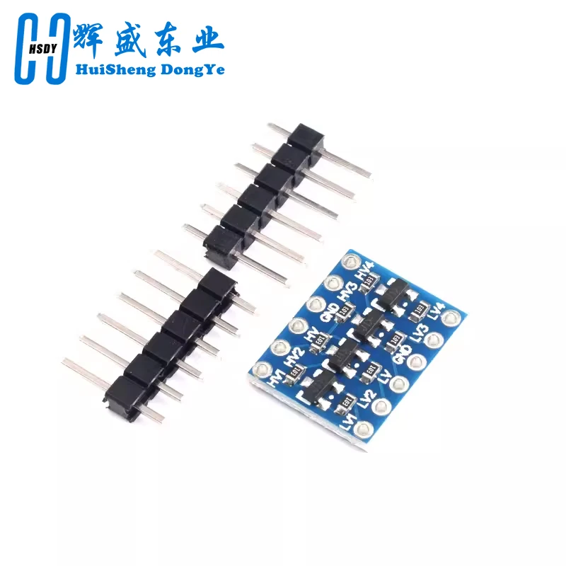 4 Channels IIC I2C Logic Level Shifter Bi-Directional Module Safely Steps Down 3V to 5V Level converter for Arduino