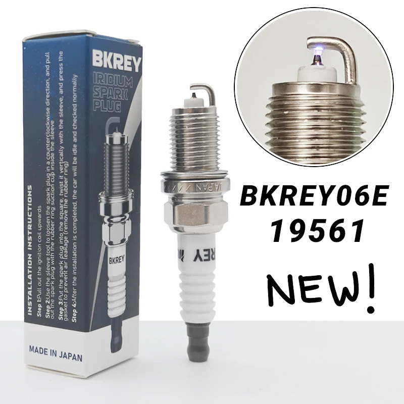4/20PCS BKREY06E 19561 Iridium Spark Plug Candles For AUDI A6 A7 A8 1.8L 2.0L 2.5L 3.0L CLXB CMHA CMDA For 06E905611 0241240643
