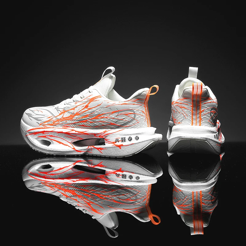Herren-Sneaker mit Carbonplatte, Laufschuhe, leichte, atmungsaktive, stoßdämpfende Tennis-, Sport- und Marathon-Schuhe für das Training – Detail 3