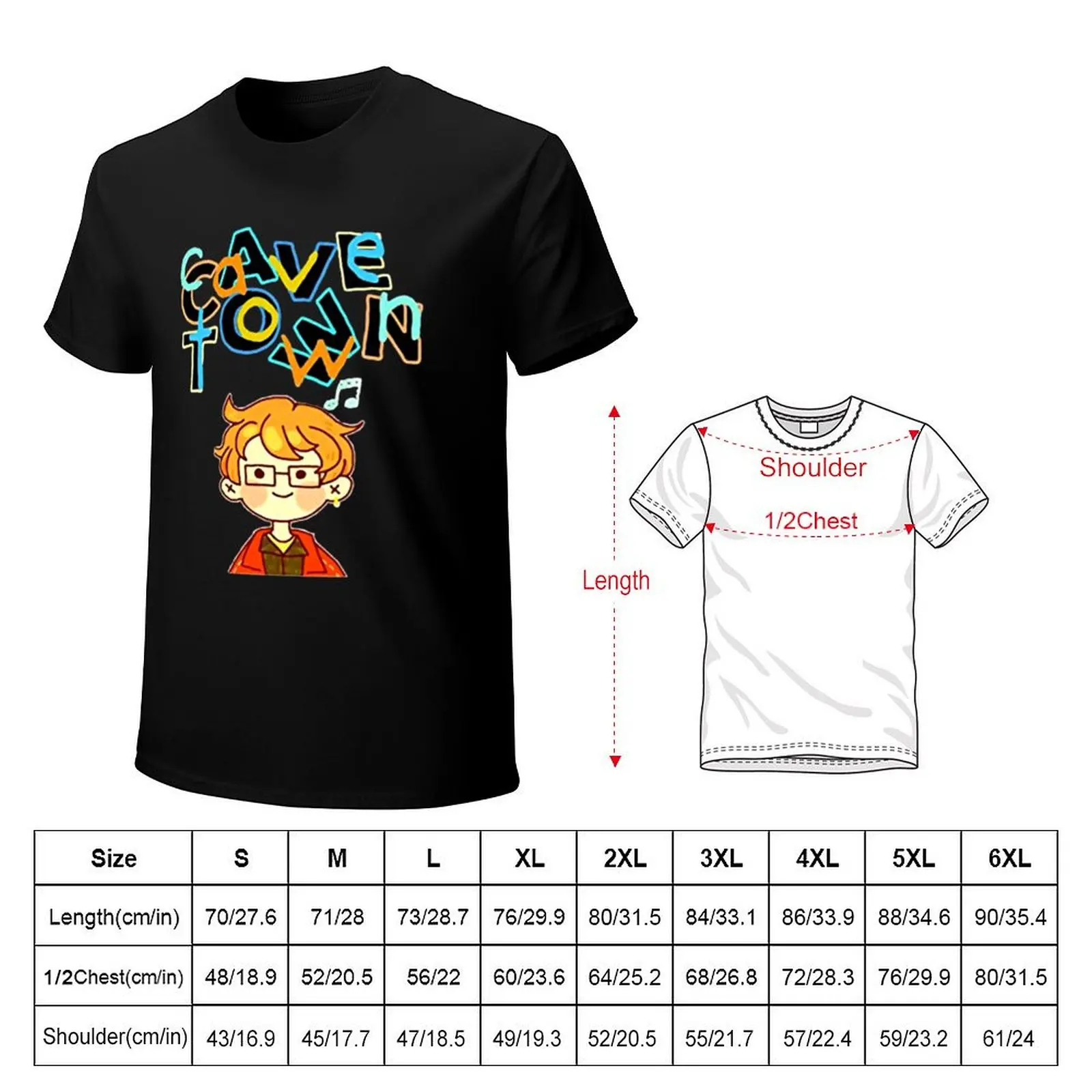 Cavetown lemon boy T-Shirt Streetwear Print Tee Shirt