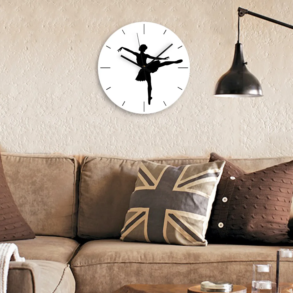 Trending Best Seller European Simple Style Dancing Girl Modern Clock for Bedroom Living Room Factory Direct Sale
