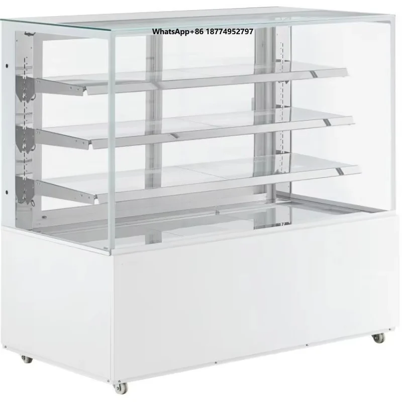 2 Tiers Hot Electric Glass Warming Showcase Food Warmer Display Cabinet Showcase Pie Warming Machine