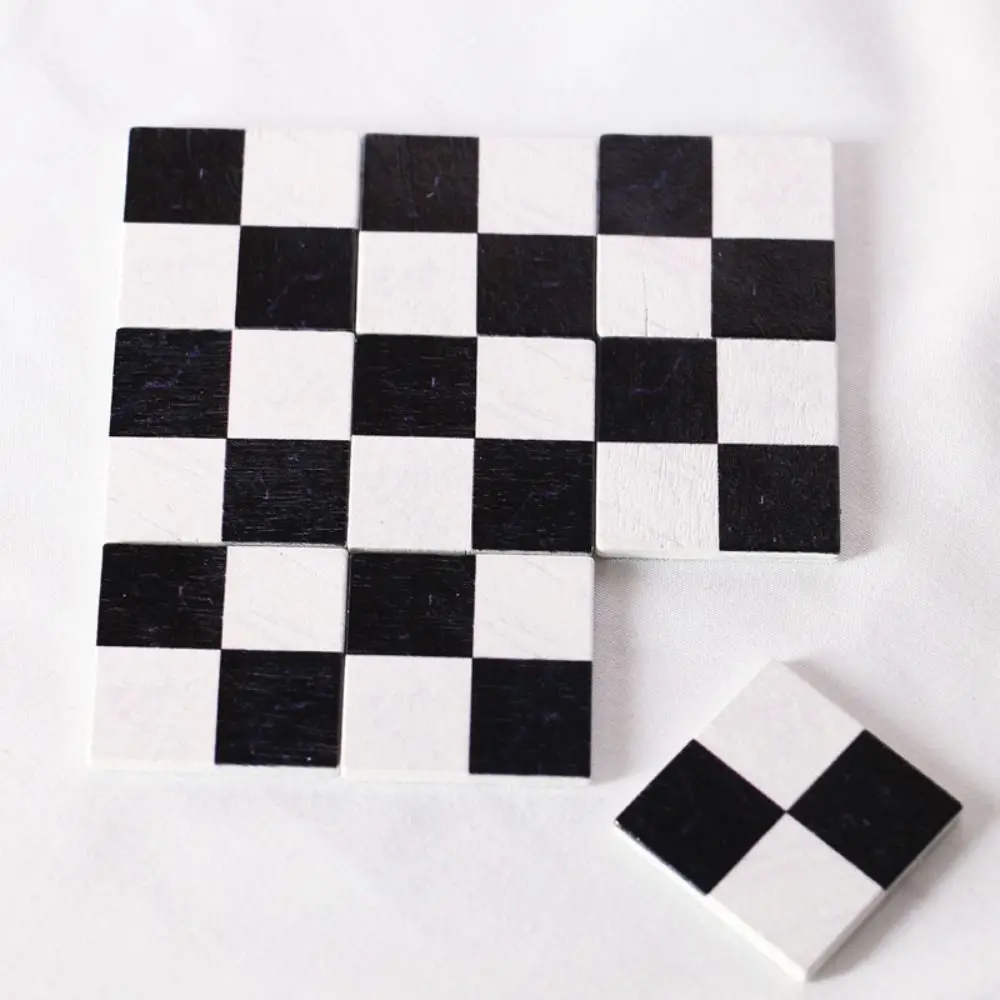 

9pcs/set Pretend Play 1:6/1:12 Doll House Furniture Doll House Accessories Square Miniature Ceramic Tile Educational Toys DIY