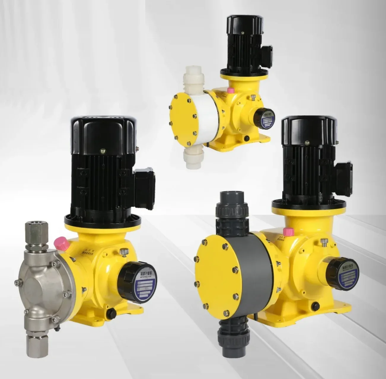 سلسلة مضخات قياس كهربائية عالية الكفاءة مضخة جرعات كيميائية ذات غشاء ميكانيكي منخفض الضغط لمعالجة المياه