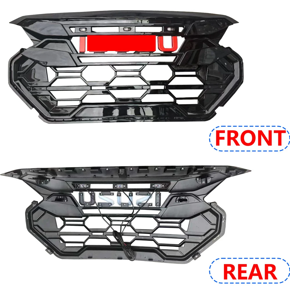 لاقط 4X4 الملحقات الخارجية شبكة أمامية شبكة سباق الشوايات شواء ل ايسوزو DMAX D-MAX 2024-2025 شبكات مصد السيارة