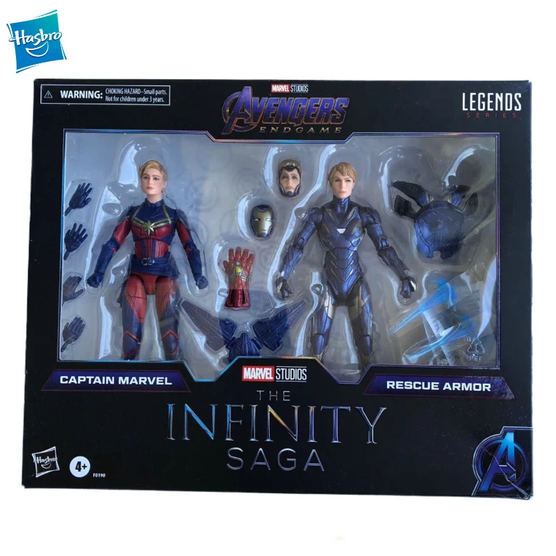 

Новая оригинальная фигурка Hasbro Marvel Legends Series The Infinity Saga Rescue Armor Captain Marvel, модель игрушки в подарок