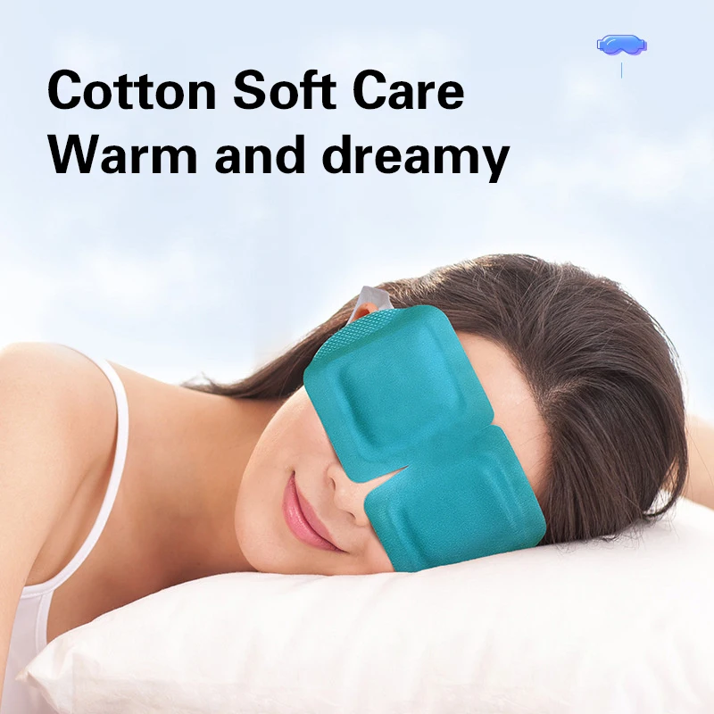 5pcs Disposable Lutein Steam Eye Mask With Warm And Hot Compress To Soothe The Eyes, Shading And Eye Protection Portable Travel