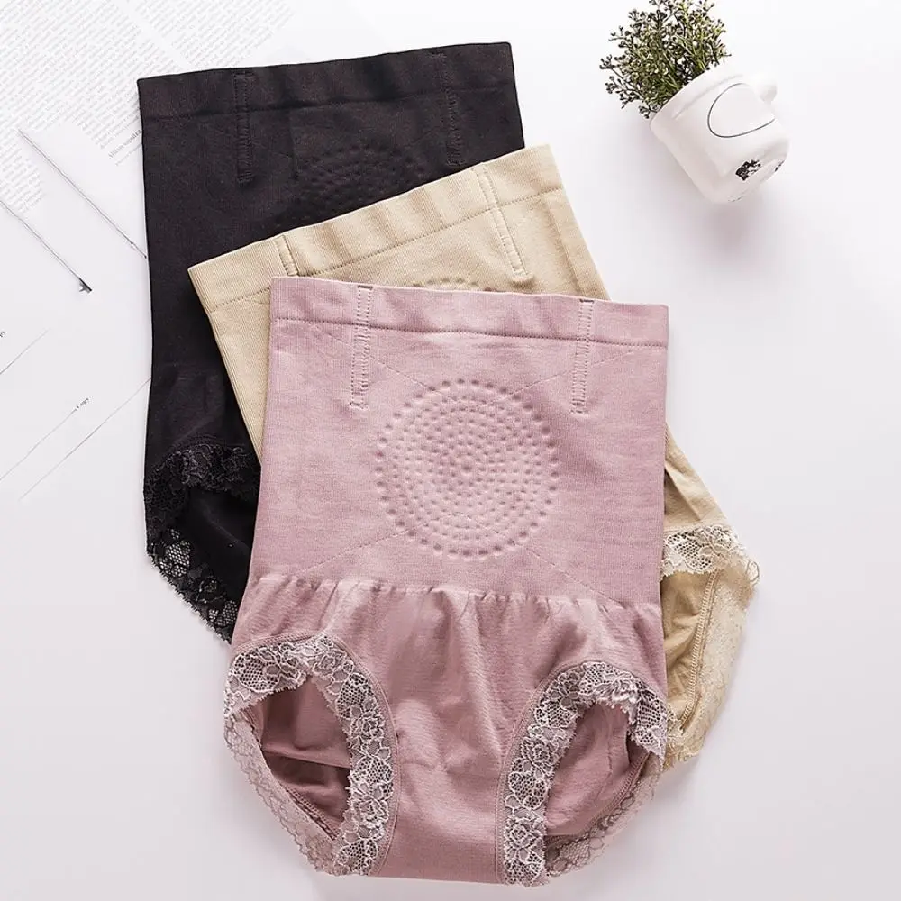 

High Waist Postpartum Body Shaper Shapewear Panties Seamless Underpants Belly Contracting Large Size Butt Lifter Briefs Women