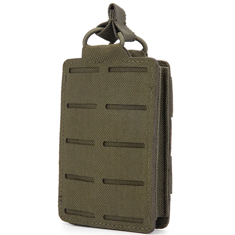Bolsa tática 5.56 para revista única, sistema molle para rifle m4 ar m16 ak airsoft caça edc colete bolsa de cintura