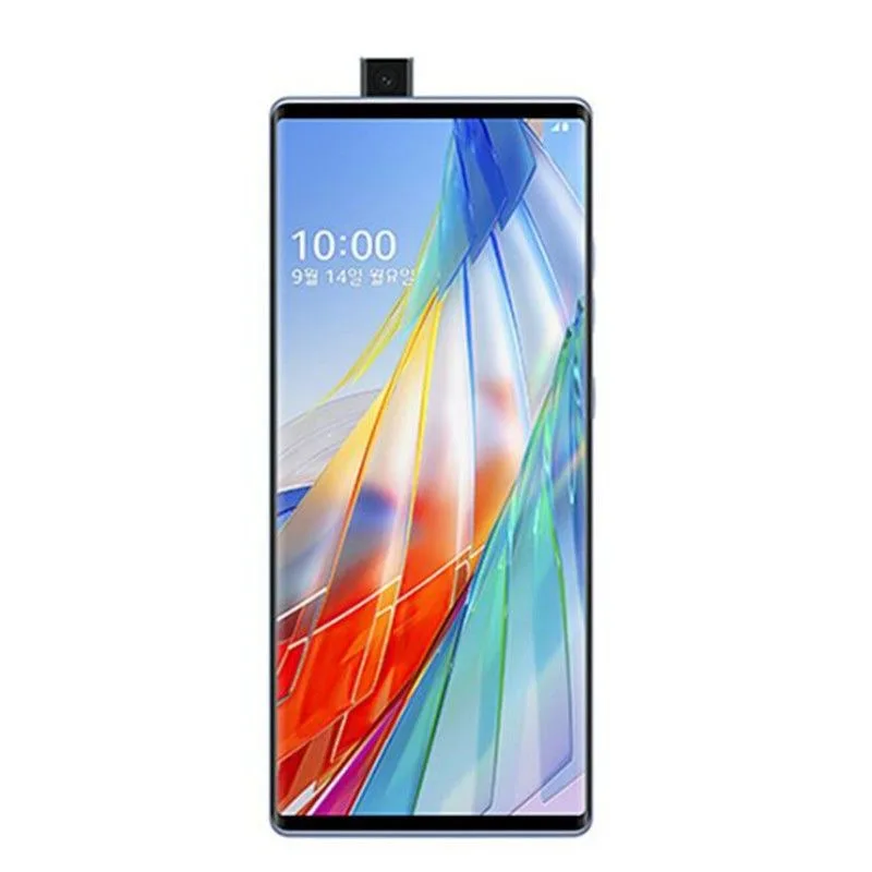 الأصلي LG WING Wing 5G F100N 6.8 "ثماني النواة 8GB RAM 128GB ROM كاميرا خلفية ثلاثية 1 بطاقة بصمة أندرويد الهاتف المستخدم