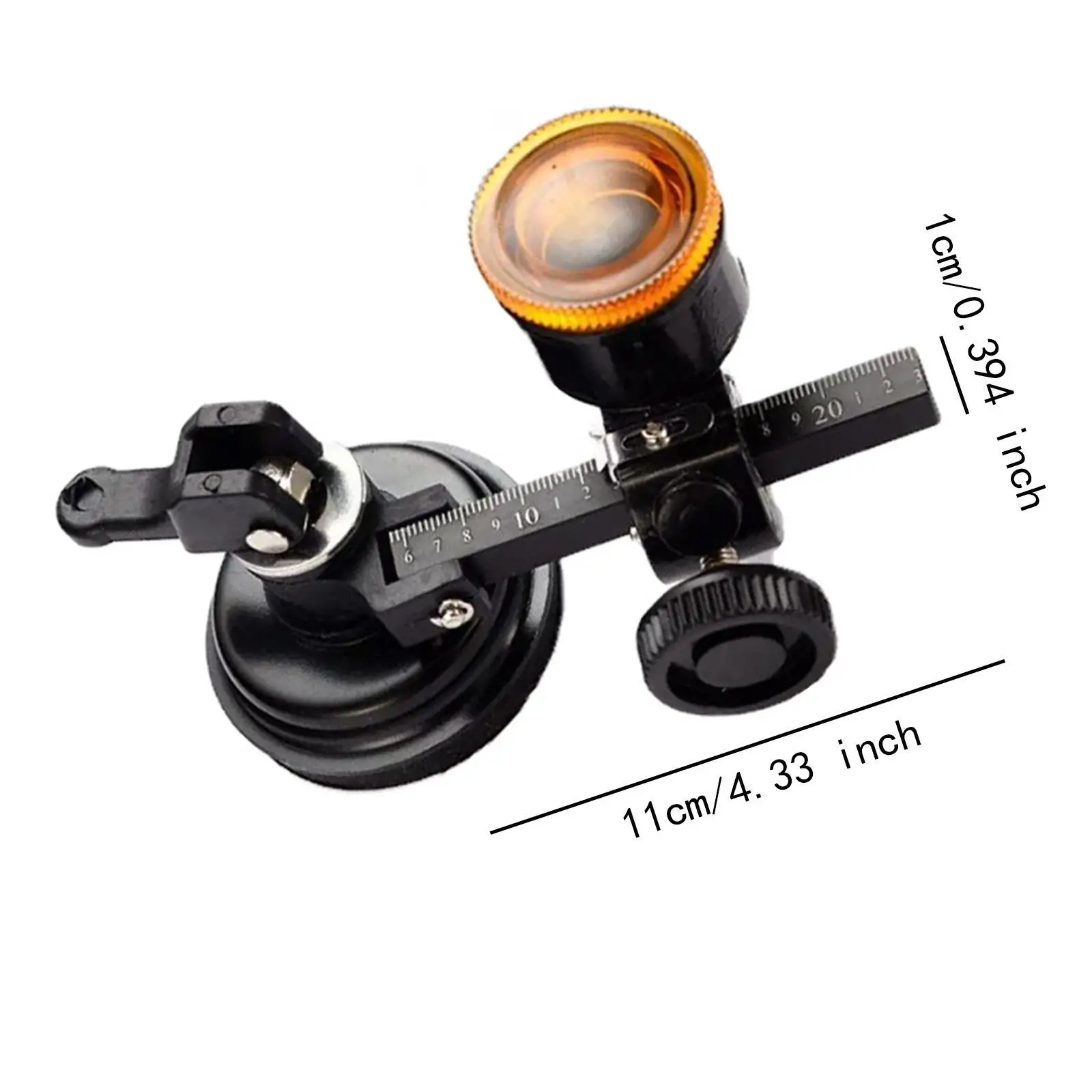 Industrieel glassnijgereedschap voor ronde vormen met verstelbaar ontwerp, professioneel heavy duty met handsnijgereedschap met zuignap