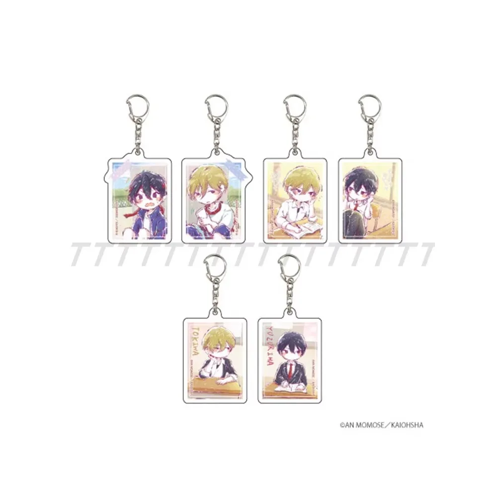 Anime Yuzuriha Game Acrylique Porte-clés Pendentif pour Cadeau, Osananajimi ja Gaman Dekinai, Butter Aoi