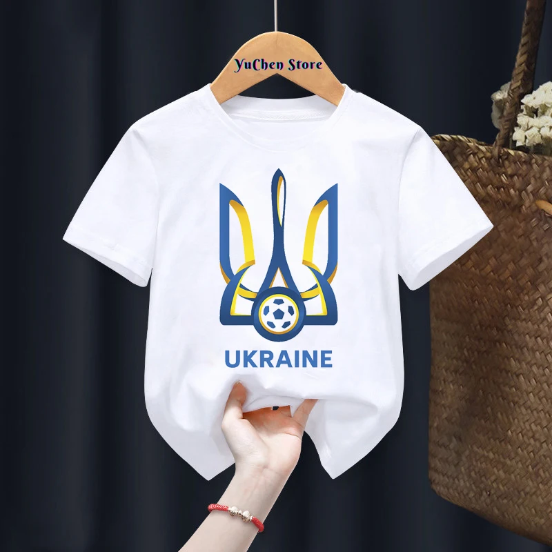 New Cute Ukraine T Shirt Ukrainian Love T-Shirt Harajuku Kids Tshirt Tee Little Boys Girls Unisex Top Short Sleeve T-Shirts