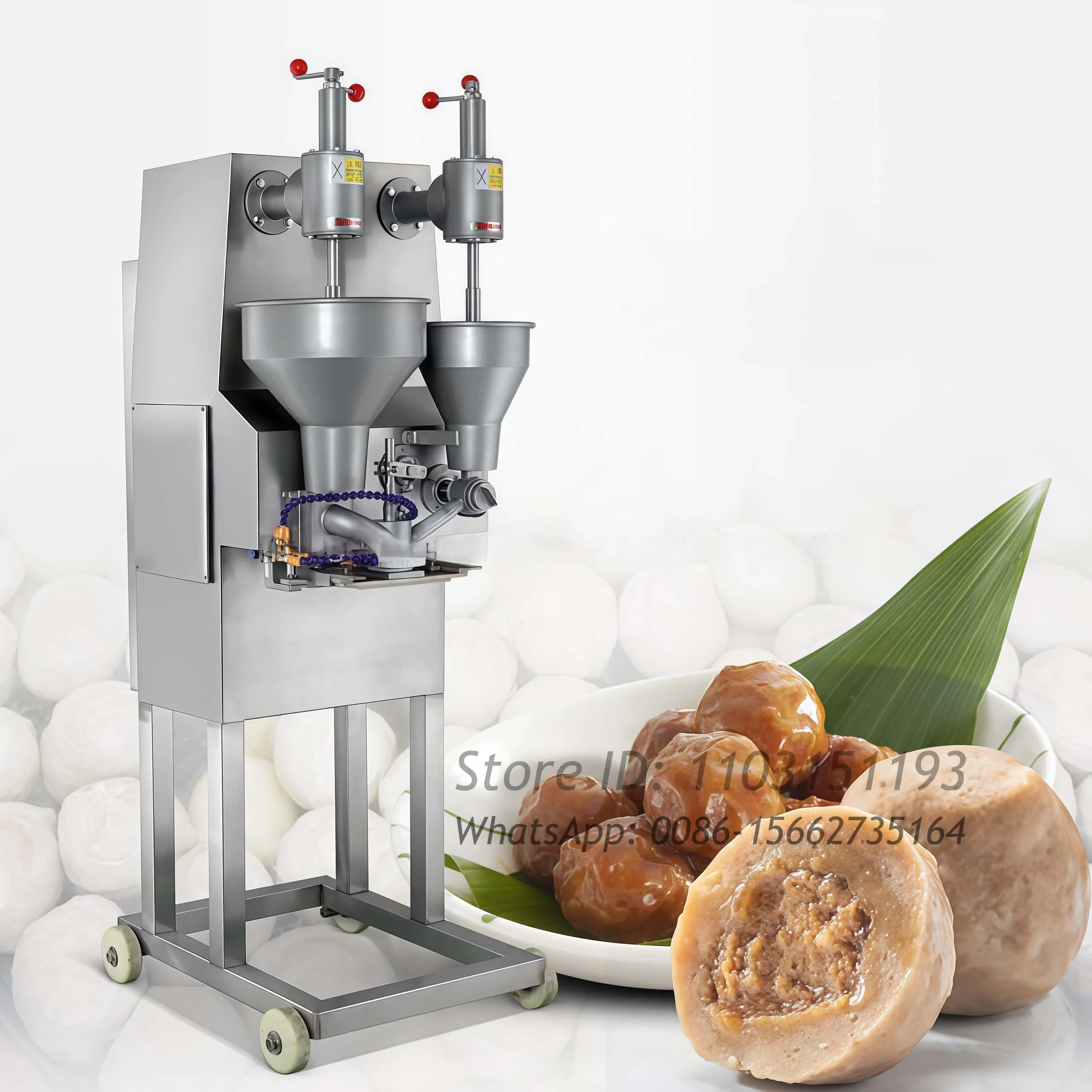 Automatic Chicken Stuffed Meatball Forming Machine Beef Fish Meat Vegetable Ball Maker Fish Ball Machine Meatball Making Machine