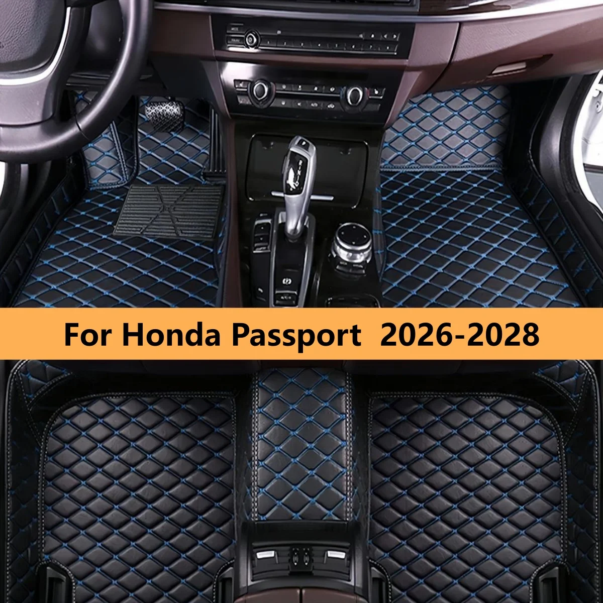 

Car Floor Mat For Honda Passport 2026 2027 2028 Auto Leather Front Rear Row Carpet Pads Full Set Foot Matts Rugs