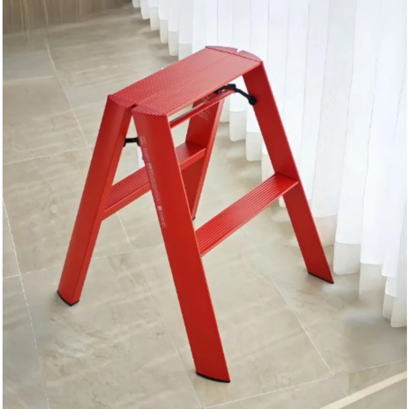 Multifunctional Ladder Household Folding Telescopic Herringbone Ladder Aluminum Alloy Three-step Ladder