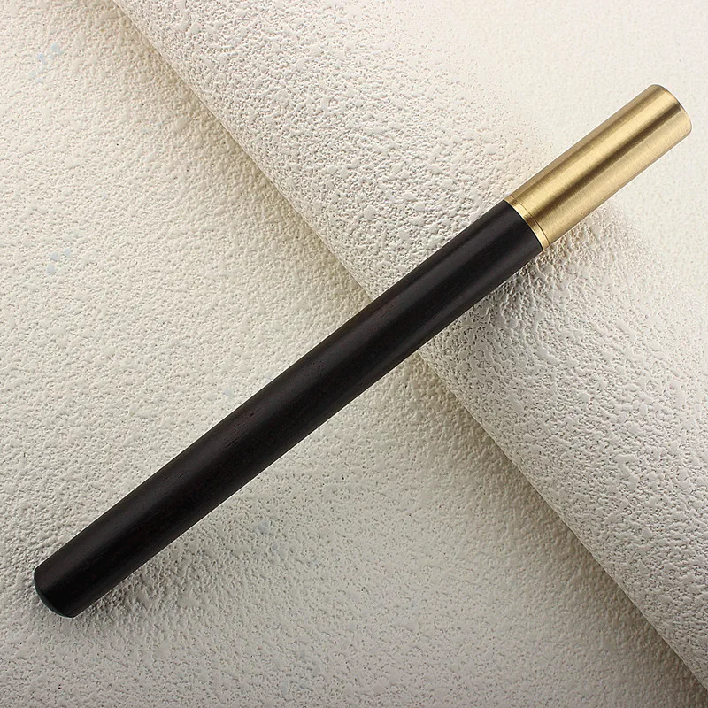 Luxury Metal Ballpoint Pen with Refills for School Office Black Writing Ballpen Stationery Supplies Pens