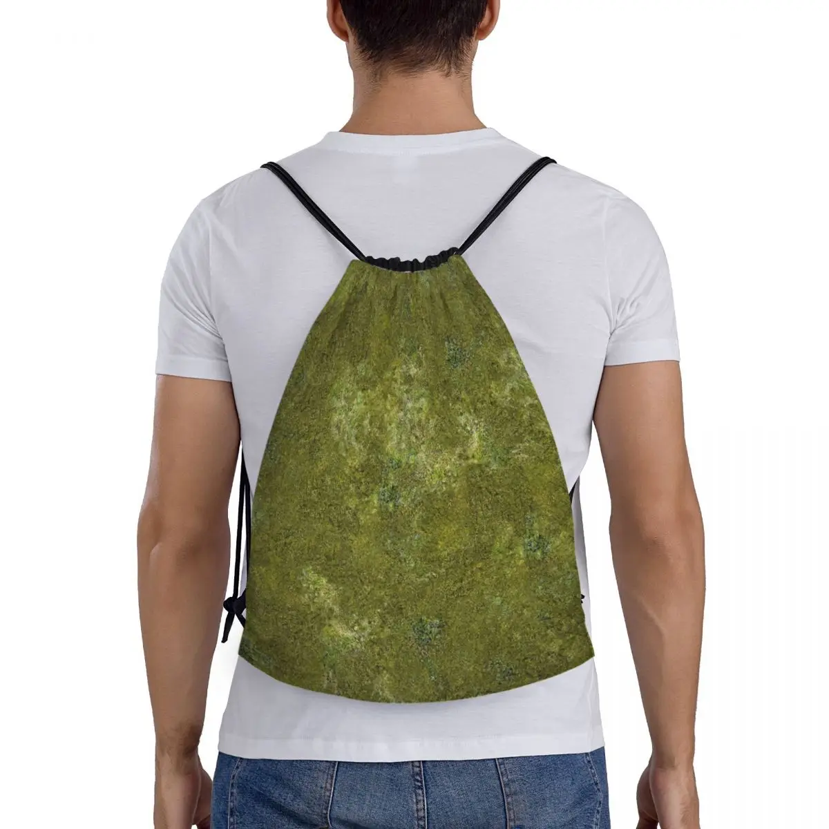 

Grass Battlemat 36x36 Backpacks Multi-function Portable Drawstring Bundle Pocket Shoes Bag Book Bags For Travel School