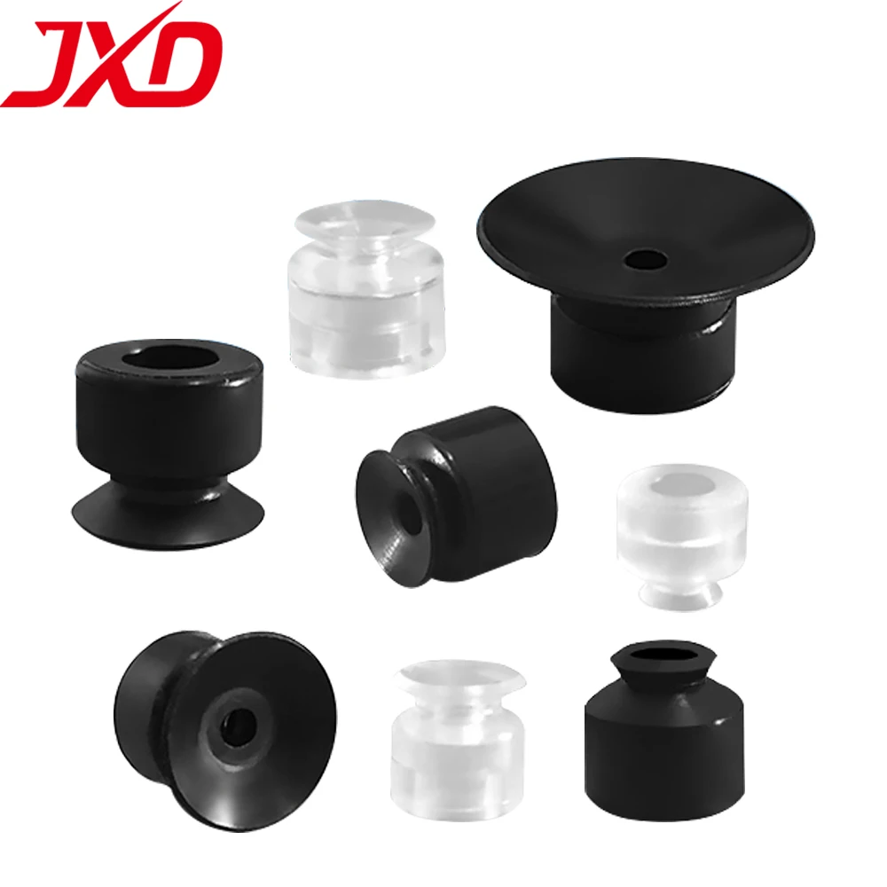 

JXD PFG Series Flat Pneumatic Mini Silicone Vacuum Suction Cup 5-50mm Industrial Suction Nozzle