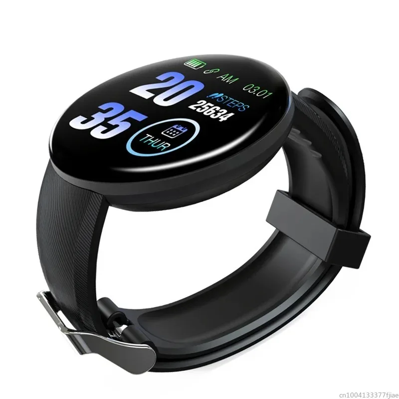 D18 Round Bluetooth Smart Watch Men Women Blood Pressure Heart Rate Monitor Waterproof Sport Fitness Smartwatch reloj hombre