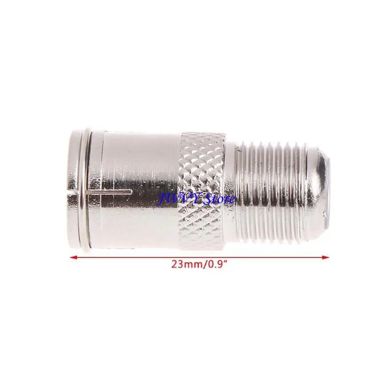 573A 10 Pcs F Connector Male Plug To Female Adapter Push On RF Coaxial