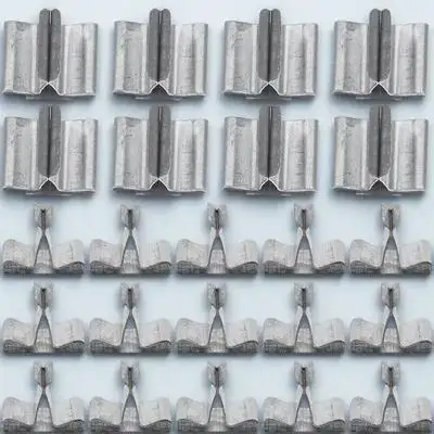 

100Pcs Wick Holders for Making Wooden Wick Clips Metal Tabs DIY Supplies Jar Candles Wooden Wicks Bases