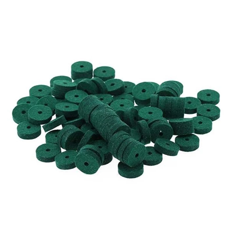 90Pcs Piano Felt Pads Accessory Washers Cushion Fits for Keyboard Front Regulating Repair Parts Replacement