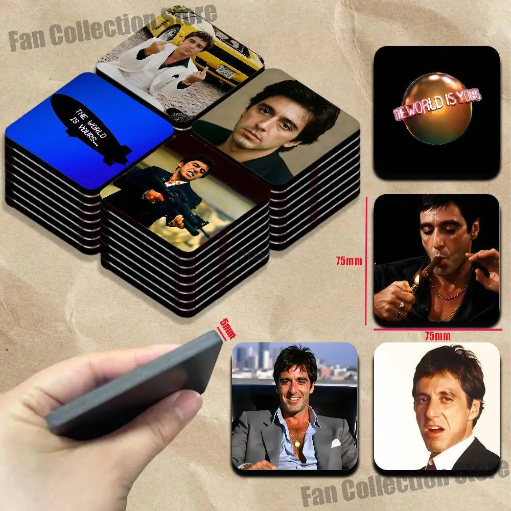 Scarfaces The World Is Yours Refrigerator Magnets Cute Cartoon Magnetic Personality Decorations Creative Gifts