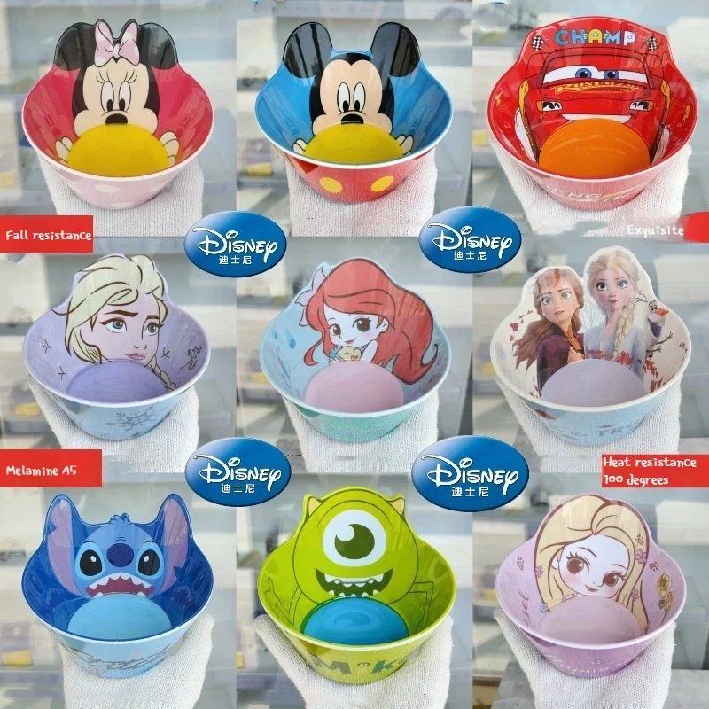 

Новинка, посуда из меламиновой смолы Disney Stitch «Холодное сердце», Эльза, теплоизоляция, Детская дополнительная еда, близость к осени