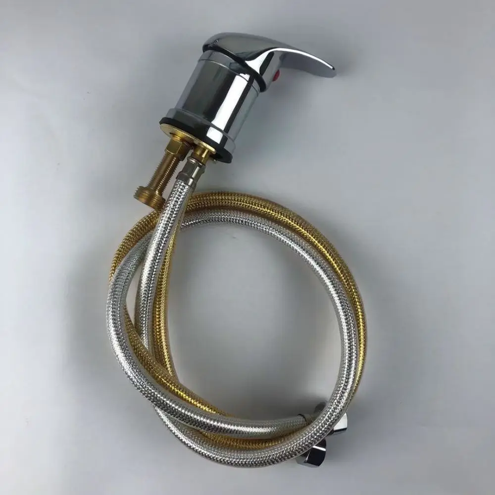 Salon Shampoo Bed Faucet Mixing Valve Barber Shop Hot Cold Water Mixer Tap Professional Hair Washing Sink Replacement Parts