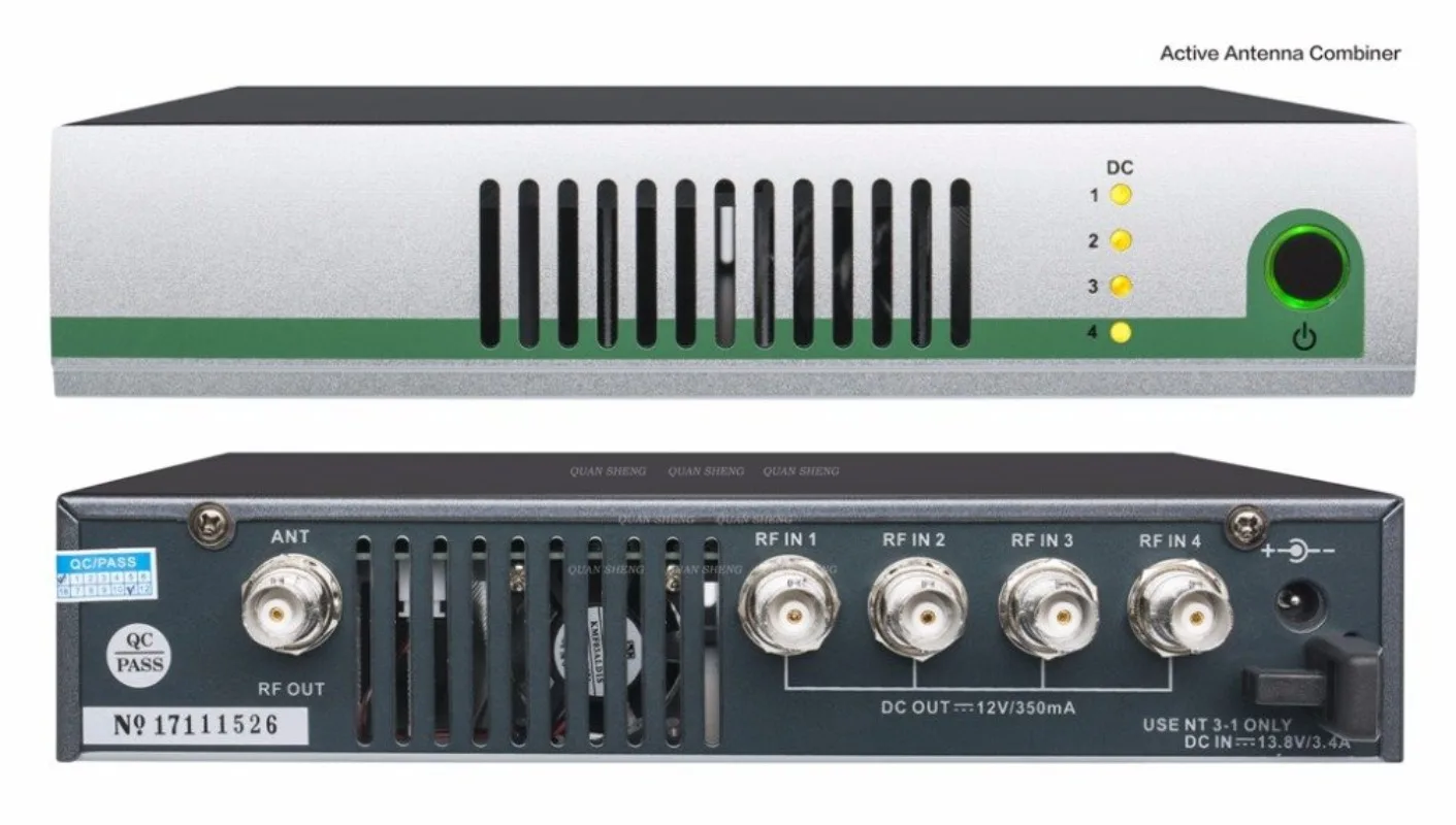 Signal Amplifier Combiner Splitter AC3 Active Antenna Distribution  Microphone for in Ear Wireless Monitor System