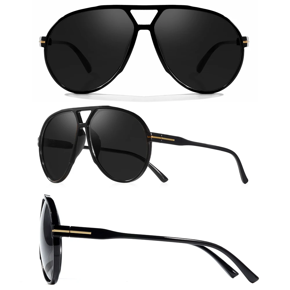 CRIXALIS ريترو الطيار النظارات الشمسية للنساء الرجال المتضخم الكلاسيكية 70s خمر العصرية الحياة اليومية الطيارين نظارات شمسية الظل UV400