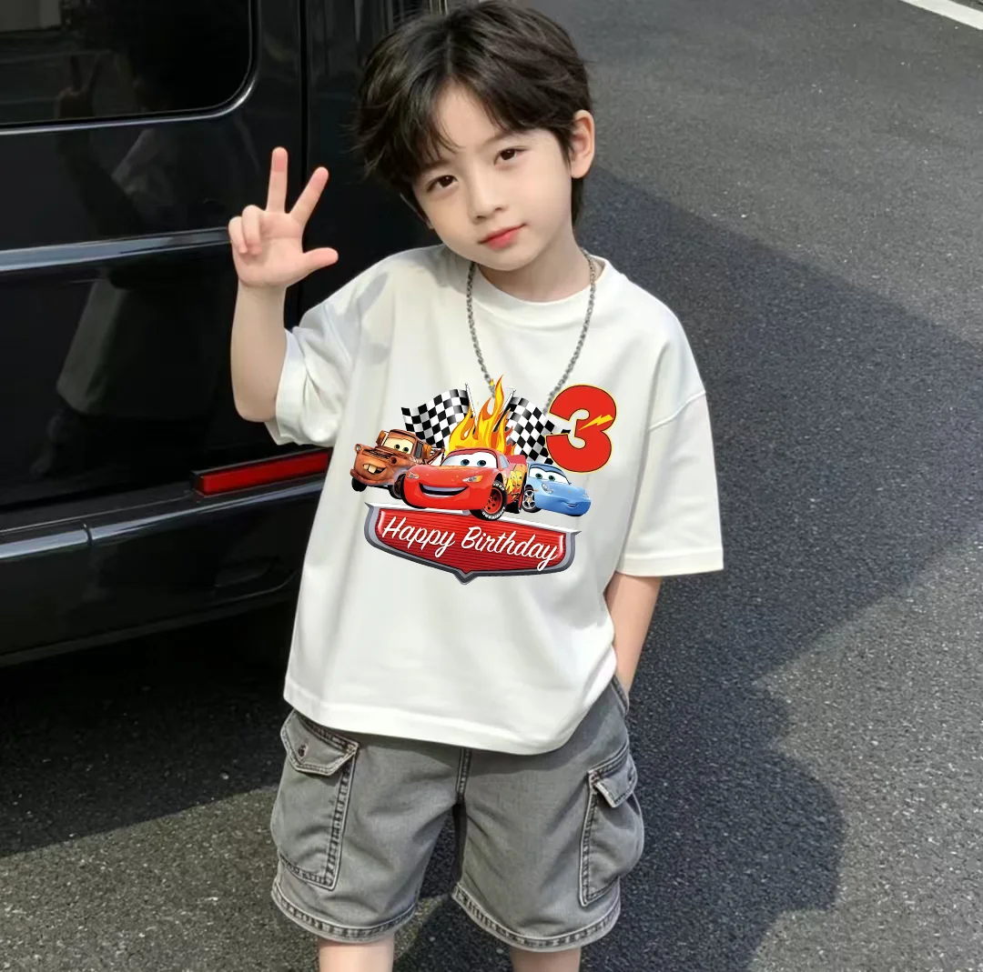 Image of Neuestes Kinder-Baumwoll-T-Shirt - Weiches und bequemes Baby-Kurzarm-T-Shirt für Kleinkinder und junge Kinder, Jungen und Mädchen