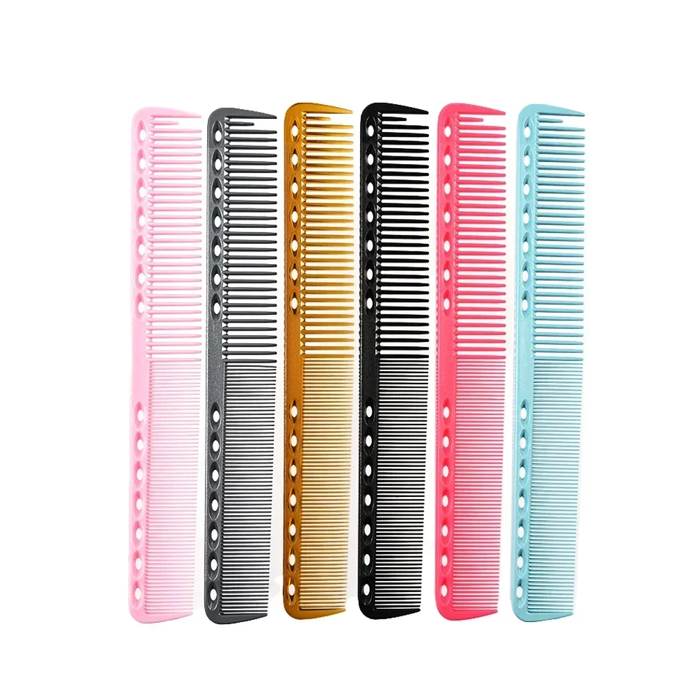 Professional Haircutting Comb Hollow Out Styling 2 in 1 Teeth Comb Hairdresser Salon Flat Hair Bush Cut Flat Hair Style Comb