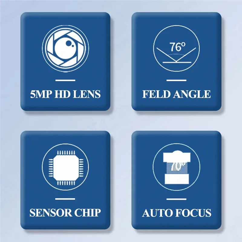 C9-GC5035 HD 5MP USB Camera Module For Laptop Computer Face Recognition With Flash Light Microphone UVC OTG