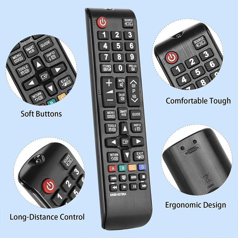 AA59-00786A Remote Control For Samsung Smart TV UE32F6400 UE32F6470 UE40F6400 UE40F7090 UN28H4500AF UN32H5201AF UN32H5203AF