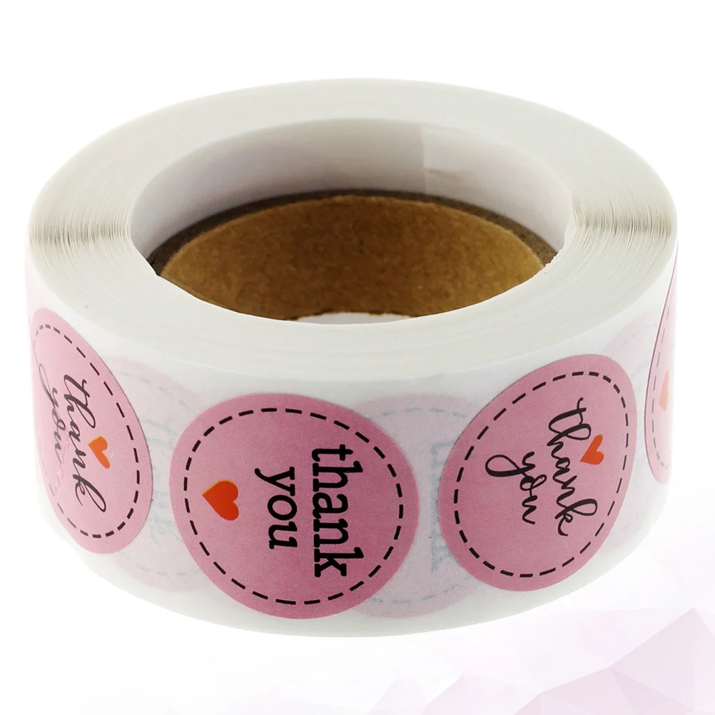 

500 Pcs Letter Sticker Dessert Stickers Thank Decorate for Gifts Replica Trophy