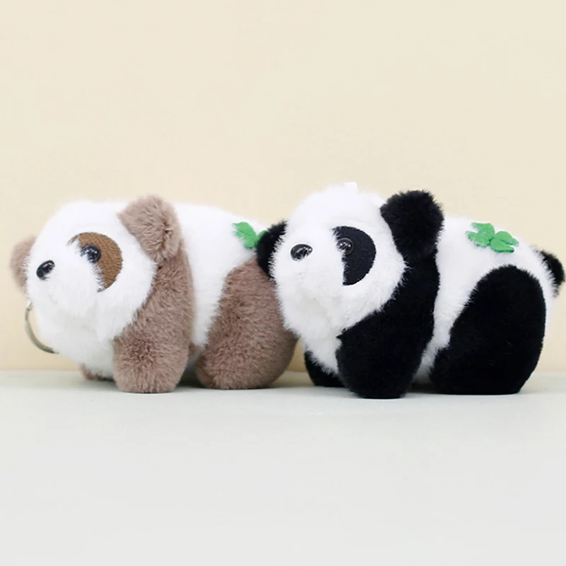 1PC Cute Plush Animal Panda Doll Toy Pendant Keychain Backpack Hangings Ornaments Gifts