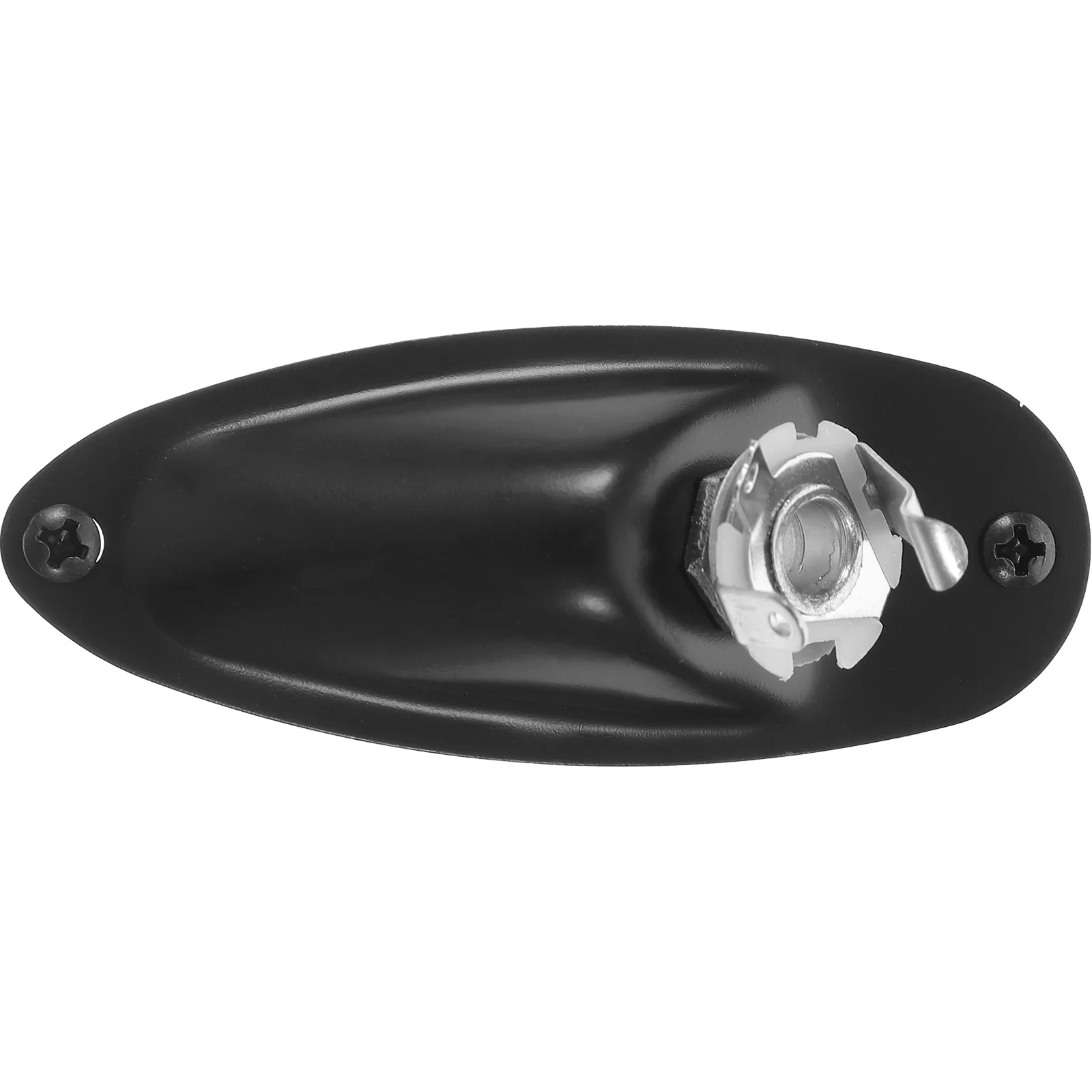

Metal Guitar Electric Guitar Pickup Jack Plate Socket Input Bass Barrel Durable Professional Easy Install Musical