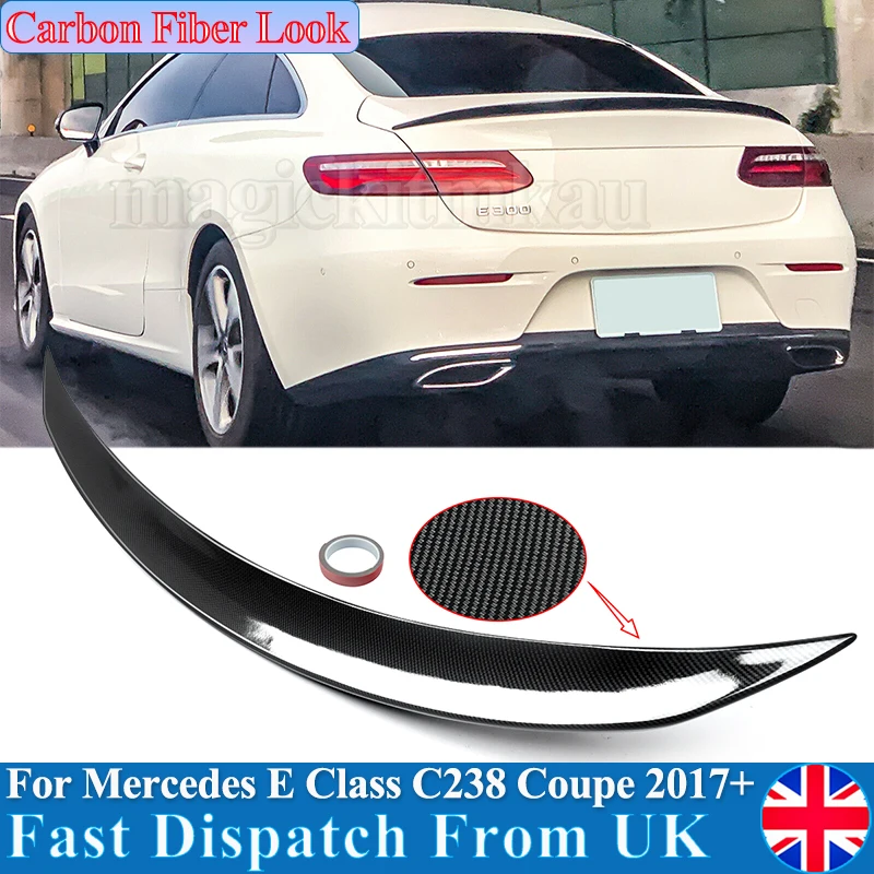 

Для Mercedes E53 Coupe C238 крыло багажника E300 2016 2017 2018 2019 2020 2021 2022 2023 задний спойлер багажника крыло карбоновый вид стиль