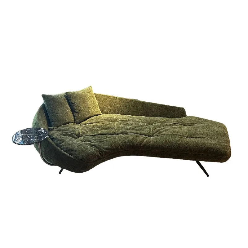 Italian minimalist concubine chair villa concubine reclining chair bedroom beauty couch chenille fabric concubine collapse