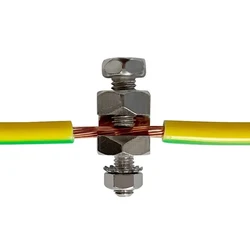 2pcs Solar Grounding Lug Wire Clip Kit 600-1500w Solar Panel Fasteners Protection Grounding For 2.5/4/6/10  14/12/10/8/6