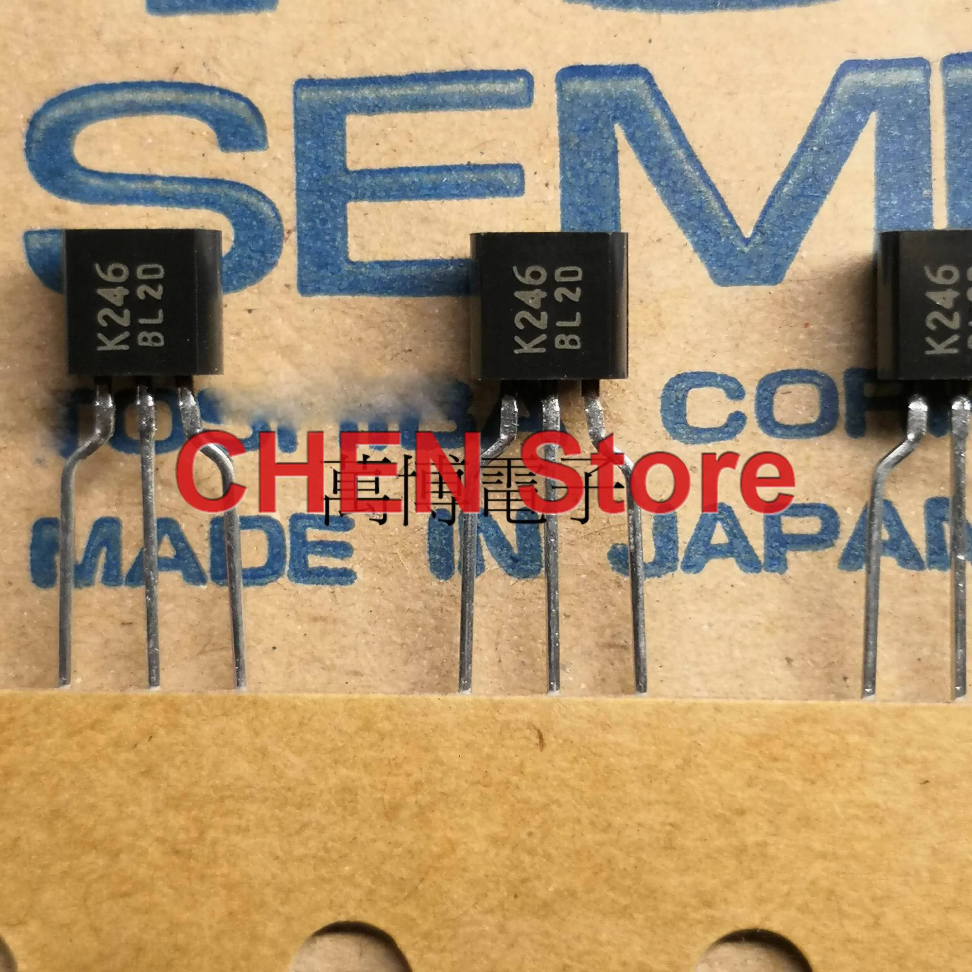 

10PCS NEW Original 2SK246-BL Transistor K246-BL white Audio Power Amplifier 2SK246 K246 BL laser word TO-92