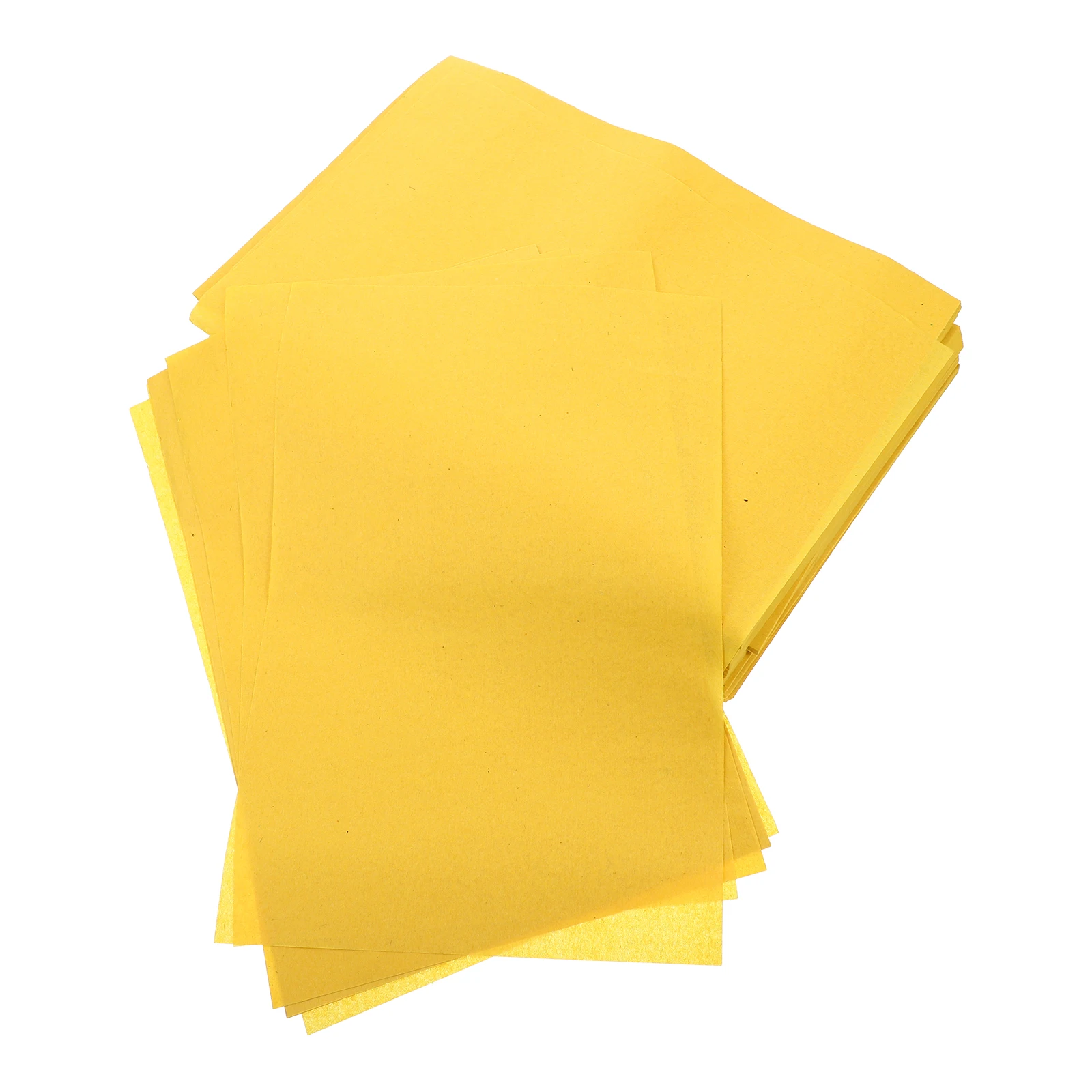 

500 pcs Yellow Paper Smooth Ancestor Money Sacrifice Supplies Funeral Qingming Festival Money Burn Write Easy Traditional